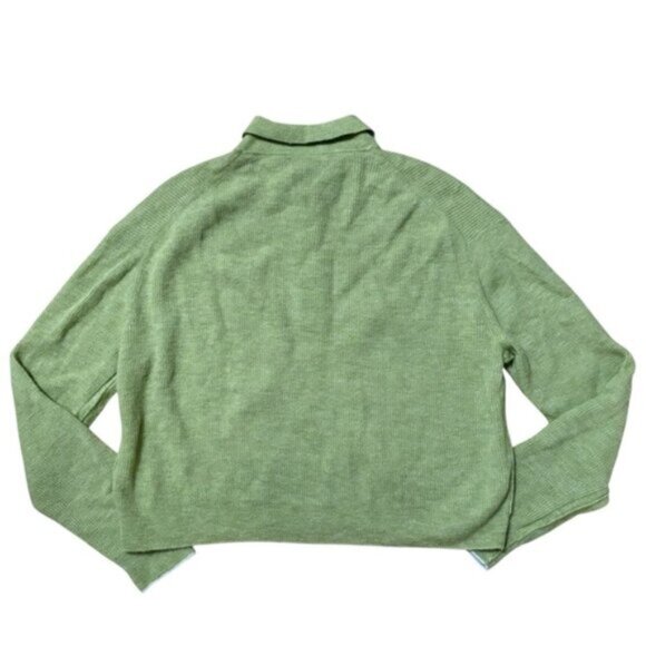 Acne Studios Kessa Summer Alpaca Knit Polo Sweater Size Large - Picture 2 of 7